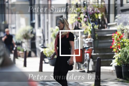 Amsterdam 24 mei 2019
Gigi Ravelli en haar vriend Roger Hodenius bij hun huis.