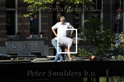 Amsterdam 22 mei 2019
Hans v d Togt is zijn woonark / woonboot compleet aan het verbouwen.