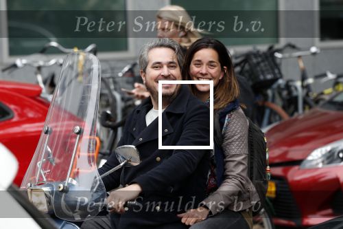 Amsterdam 17 mei 2019
Jelle Feenstra met zijn zus op vespa scooter.
