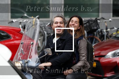 Amsterdam 17 mei 2019
Jelle Feenstra met zijn zus op vespa scooter.