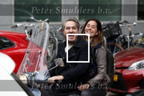 Amsterdam 17 mei 2019
Jelle Feenstra met zijn zus op vespa scooter.