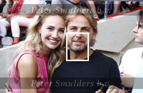 Rotterdam 1 juni 2019
Marco Borsato in de kuip. Wat een geweldige show gaf Marco. John  Ewbank met zijn vriendin Kelly Weekers