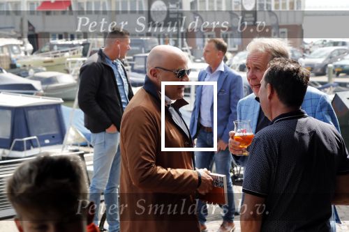 Volendam 22 mei 2019
Boekpresentatie Keje Molenaar bij dine en wine op de dijk in Volendam. Jan Smit presenteert het.
 John v d Heuvel (met beveiliging) en Maarten Spanjer