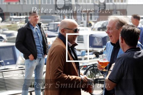Volendam 22 mei 2019
Boekpresentatie Keje Molenaar bij dine en wine op de dijk in Volendam. Jan Smit presenteert het.
 John v d Heuvel (met beveiliging) en Maarten Spanjer