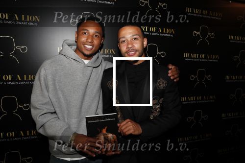 Amsterdam 28 mei 2019
Boekpresentatie Memphis Depay (heart of a lion) in het W hotel. Kenny Tete