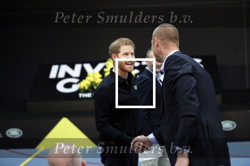 Den Haag 9 mei 2019
Prince Harry aanwezig bij  de presentatie van de Invictus Games The Hague 2020. Over precies een jaar wordt het sportevenement voor fysiek en mentaal gewonde militairen in het Haagse Zuiderpark gehouden. Prins Harry en ook Prinses Margriet zijn aanwezig. Maarten v d Weijden