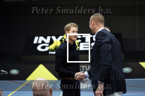 Den Haag 9 mei 2019
Prince Harry aanwezig bij  de presentatie van de Invictus Games The Hague 2020. Over precies een jaar wordt het sportevenement voor fysiek en mentaal gewonde militairen in het Haagse Zuiderpark gehouden. Prins Harry en ook Prinses Margriet zijn aanwezig. Maarten v d Weijden