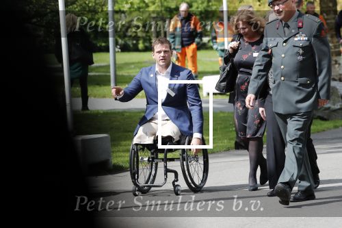Den Haag 9 mei 2019
Prince Harry aanwezig bij  de presentatie van de Invictus Games The Hague 2020. Over precies een jaar wordt het sportevenement voor fysiek en mentaal gewonde militairen in het Haagse Zuiderpark gehouden. Prins Harry en ook Prinses Margriet zijn aanwezig. Marc van de Kuilen