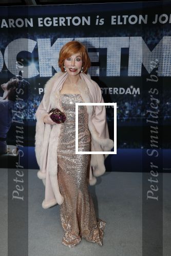 Amsterdam 21 mei 2019
Premiere Rocketman in Tuschinski. Marijke Helwegen kwam met haar man Harrie