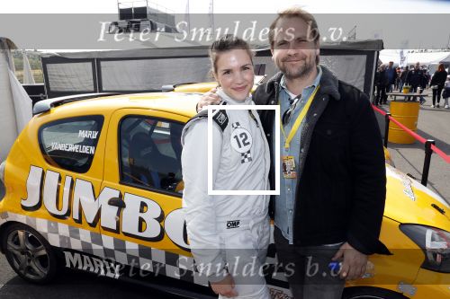 Zandvoort 18 mei 2019
Jumbo racedagen op circuit Zandvoort 
met oa aanwezig Marly v d Velden met man Mike Meijer