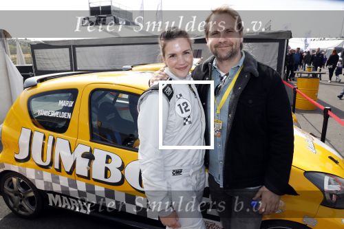 Zandvoort 18 mei 2019
Jumbo racedagen op circuit Zandvoort 
met oa aanwezig Marly v d Velden met man Mike Meijer