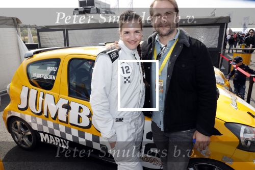Zandvoort 18 mei 2019
Jumbo racedagen op circuit Zandvoort 
met oa aanwezig Marly v d Velden met man Mike Meijer