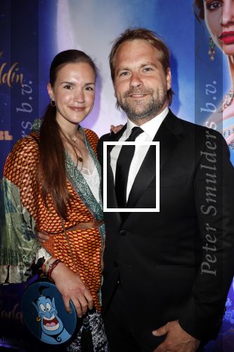 Hilversum 21 mei 2019
Premiere Aladdin in hilversum. marly v d Velden kwam met partner Mike