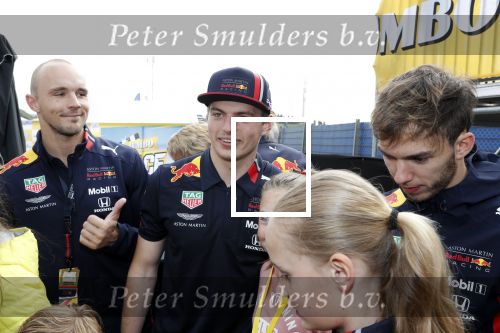 Zandvoort 18 mei 2019
Jumbo racedagen op circuit Zandvoort met oa aanwezig Max Verstappen en Pierre Gasly van het Red Bull F1 team.