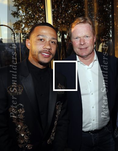 Amsterdam 28 mei 2019
Boekpresentatie Memphis Depay (heart of a lion) in het W hotel. Ronald Koeman