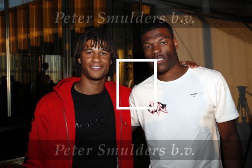 Amsterdam 28 mei 2019
Boekpresentatie Memphis Depay (heart of a lion) in het W hotel. Nathan AkÃ© en Denzel Dumfries