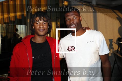 Amsterdam 28 mei 2019
Boekpresentatie Memphis Depay (heart of a lion) in het W hotel. Nathan AkÃ© en Denzel Dumfries