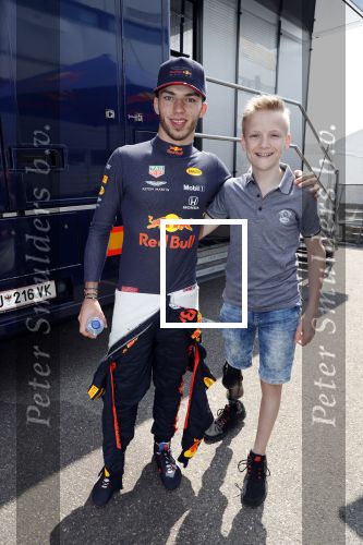 Zandvoort 18 mei 2019
Jumbo racedagen op circuit Zandvoort met oa aanwezig Max Verstappen en Pierre Gasly van het Red Bull F1 team. Nick Jacobs