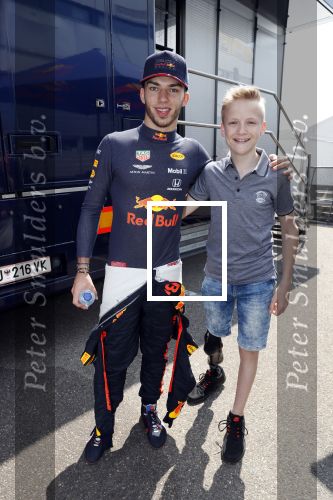 Zandvoort 18 mei 2019
Jumbo racedagen op circuit Zandvoort met oa aanwezig Max Verstappen en Pierre Gasly van het Red Bull F1 team. Nick Jacobs