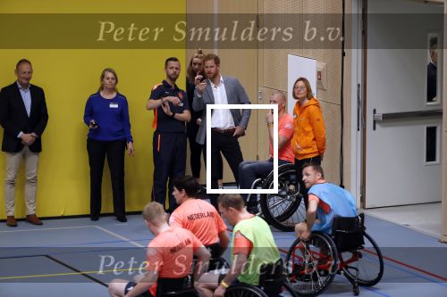 Den Haag 9 mei 2019
Prince Harry aanwezig bij  de presentatie van de Invictus Games The Hague 2020. Over precies een jaar wordt het sportevenement voor fysiek en mentaal gewonde militairen in het Haagse Zuiderpark gehouden. Prins Harry en ook Prinses Margriet zijn aanwezig.