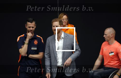 Den Haag 9 mei 2019
Prince Harry aanwezig bij  de presentatie van de Invictus Games The Hague 2020. Over precies een jaar wordt het sportevenement voor fysiek en mentaal gewonde militairen in het Haagse Zuiderpark gehouden. Prins Harry en ook Prinses Margriet zijn aanwezig.