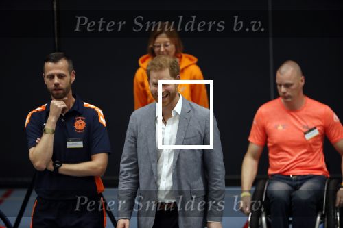 Den Haag 9 mei 2019
Prince Harry aanwezig bij  de presentatie van de Invictus Games The Hague 2020. Over precies een jaar wordt het sportevenement voor fysiek en mentaal gewonde militairen in het Haagse Zuiderpark gehouden. Prins Harry en ook Prinses Margriet zijn aanwezig.