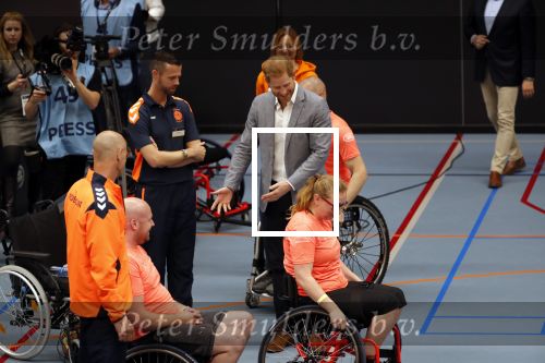 Den Haag 9 mei 2019
Prince Harry aanwezig bij  de presentatie van de Invictus Games The Hague 2020. Over precies een jaar wordt het sportevenement voor fysiek en mentaal gewonde militairen in het Haagse Zuiderpark gehouden. Prins Harry en ook Prinses Margriet zijn aanwezig.