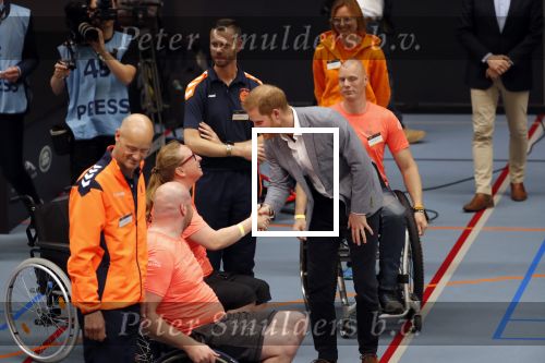 Den Haag 9 mei 2019
Prince Harry aanwezig bij  de presentatie van de Invictus Games The Hague 2020. Over precies een jaar wordt het sportevenement voor fysiek en mentaal gewonde militairen in het Haagse Zuiderpark gehouden. Prins Harry en ook Prinses Margriet zijn aanwezig.
