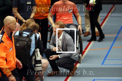 Den Haag 9 mei 2019
Prince Harry aanwezig bij  de presentatie van de Invictus Games The Hague 2020. Over precies een jaar wordt het sportevenement voor fysiek en mentaal gewonde militairen in het Haagse Zuiderpark gehouden. Prins Harry en ook Prinses Margriet zijn aanwezig.