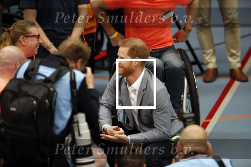 Den Haag 9 mei 2019
Prince Harry aanwezig bij  de presentatie van de Invictus Games The Hague 2020. Over precies een jaar wordt het sportevenement voor fysiek en mentaal gewonde militairen in het Haagse Zuiderpark gehouden. Prins Harry en ook Prinses Margriet zijn aanwezig.