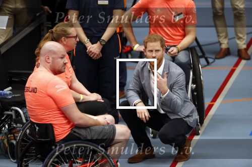 Den Haag 9 mei 2019
Prince Harry aanwezig bij  de presentatie van de Invictus Games The Hague 2020. Over precies een jaar wordt het sportevenement voor fysiek en mentaal gewonde militairen in het Haagse Zuiderpark gehouden. Prins Harry en ook Prinses Margriet zijn aanwezig.