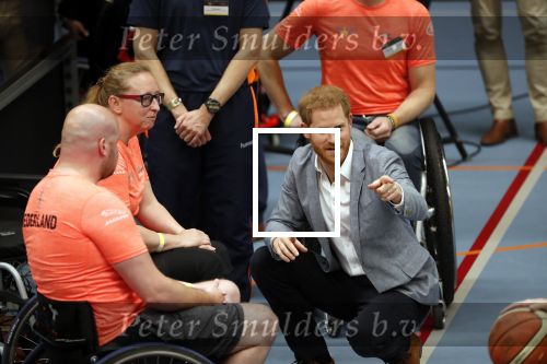 Den Haag 9 mei 2019
Prince Harry aanwezig bij  de presentatie van de Invictus Games The Hague 2020. Over precies een jaar wordt het sportevenement voor fysiek en mentaal gewonde militairen in het Haagse Zuiderpark gehouden. Prins Harry en ook Prinses Margriet zijn aanwezig.