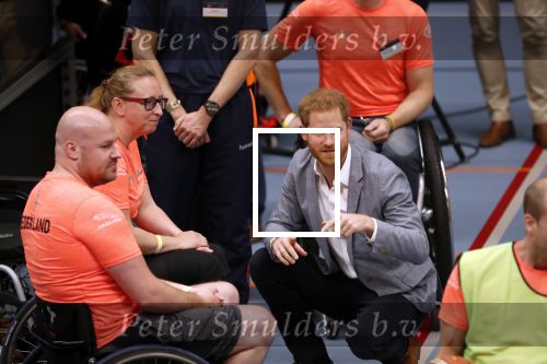 Den Haag 9 mei 2019
Prince Harry aanwezig bij  de presentatie van de Invictus Games The Hague 2020. Over precies een jaar wordt het sportevenement voor fysiek en mentaal gewonde militairen in het Haagse Zuiderpark gehouden. Prins Harry en ook Prinses Margriet zijn aanwezig.