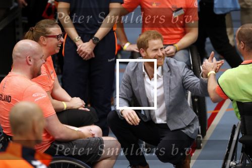 Den Haag 9 mei 2019
Prince Harry aanwezig bij  de presentatie van de Invictus Games The Hague 2020. Over precies een jaar wordt het sportevenement voor fysiek en mentaal gewonde militairen in het Haagse Zuiderpark gehouden. Prins Harry en ook Prinses Margriet zijn aanwezig.