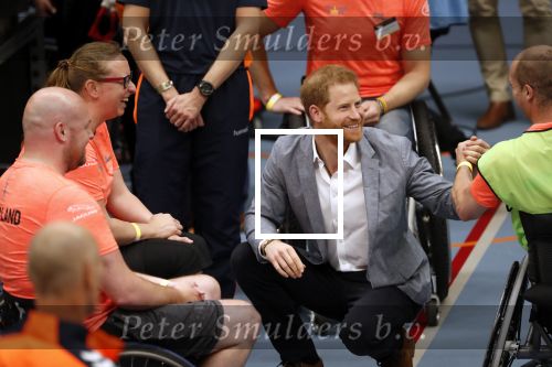 Den Haag 9 mei 2019
Prince Harry aanwezig bij  de presentatie van de Invictus Games The Hague 2020. Over precies een jaar wordt het sportevenement voor fysiek en mentaal gewonde militairen in het Haagse Zuiderpark gehouden. Prins Harry en ook Prinses Margriet zijn aanwezig.