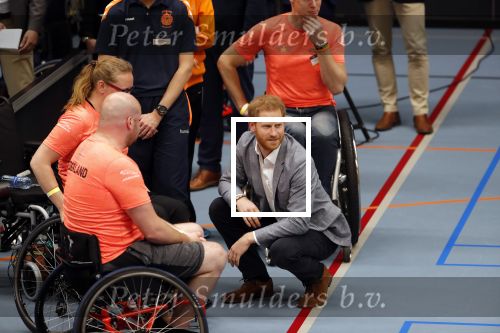 Den Haag 9 mei 2019
Prince Harry aanwezig bij  de presentatie van de Invictus Games The Hague 2020. Over precies een jaar wordt het sportevenement voor fysiek en mentaal gewonde militairen in het Haagse Zuiderpark gehouden. Prins Harry en ook Prinses Margriet zijn aanwezig.