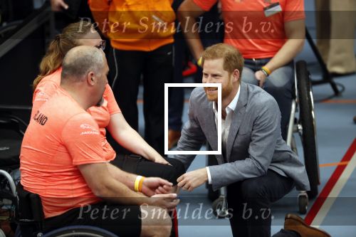 Den Haag 9 mei 2019
Prince Harry aanwezig bij  de presentatie van de Invictus Games The Hague 2020. Over precies een jaar wordt het sportevenement voor fysiek en mentaal gewonde militairen in het Haagse Zuiderpark gehouden. Prins Harry en ook Prinses Margriet zijn aanwezig.