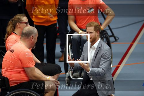 Den Haag 9 mei 2019
Prince Harry aanwezig bij  de presentatie van de Invictus Games The Hague 2020. Over precies een jaar wordt het sportevenement voor fysiek en mentaal gewonde militairen in het Haagse Zuiderpark gehouden. Prins Harry en ook Prinses Margriet zijn aanwezig.