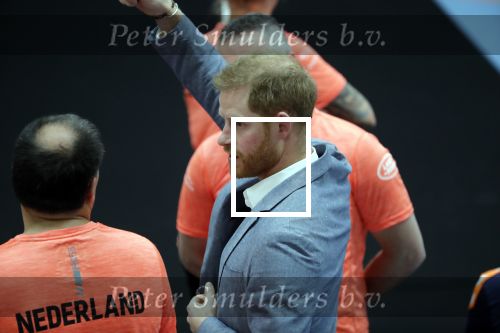 Den Haag 9 mei 2019
Prince Harry aanwezig bij  de presentatie van de Invictus Games The Hague 2020. Over precies een jaar wordt het sportevenement voor fysiek en mentaal gewonde militairen in het Haagse Zuiderpark gehouden. Prins Harry en ook Prinses Margriet zijn aanwezig.
