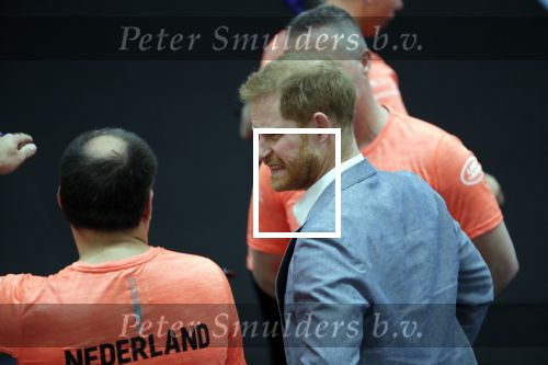 Den Haag 9 mei 2019
Prince Harry aanwezig bij  de presentatie van de Invictus Games The Hague 2020. Over precies een jaar wordt het sportevenement voor fysiek en mentaal gewonde militairen in het Haagse Zuiderpark gehouden. Prins Harry en ook Prinses Margriet zijn aanwezig.