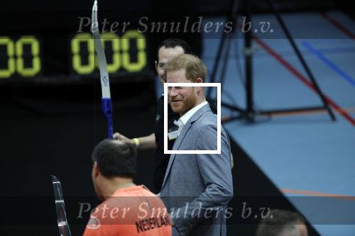 Den Haag 9 mei 2019
Prince Harry aanwezig bij  de presentatie van de Invictus Games The Hague 2020. Over precies een jaar wordt het sportevenement voor fysiek en mentaal gewonde militairen in het Haagse Zuiderpark gehouden. Prins Harry en ook Prinses Margriet zijn aanwezig.