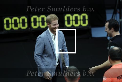 Den Haag 9 mei 2019
Prince Harry aanwezig bij  de presentatie van de Invictus Games The Hague 2020. Over precies een jaar wordt het sportevenement voor fysiek en mentaal gewonde militairen in het Haagse Zuiderpark gehouden. Prins Harry en ook Prinses Margriet zijn aanwezig.