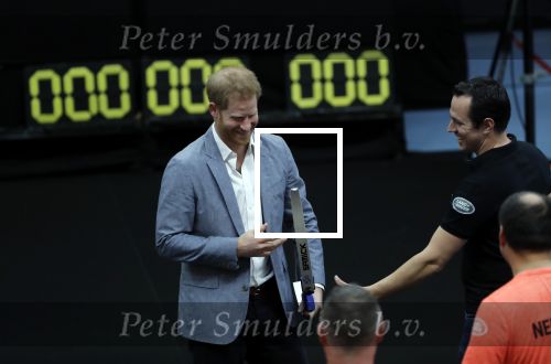 Den Haag 9 mei 2019
Prince Harry aanwezig bij  de presentatie van de Invictus Games The Hague 2020. Over precies een jaar wordt het sportevenement voor fysiek en mentaal gewonde militairen in het Haagse Zuiderpark gehouden. Prins Harry en ook Prinses Margriet zijn aanwezig.