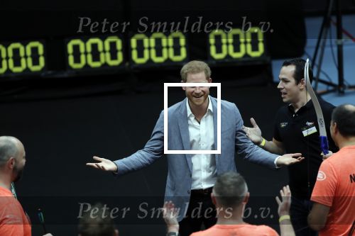 Den Haag 9 mei 2019
Prince Harry aanwezig bij  de presentatie van de Invictus Games The Hague 2020. Over precies een jaar wordt het sportevenement voor fysiek en mentaal gewonde militairen in het Haagse Zuiderpark gehouden. Prins Harry en ook Prinses Margriet zijn aanwezig.