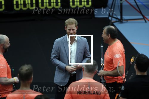 Den Haag 9 mei 2019
Prince Harry aanwezig bij  de presentatie van de Invictus Games The Hague 2020. Over precies een jaar wordt het sportevenement voor fysiek en mentaal gewonde militairen in het Haagse Zuiderpark gehouden. Prins Harry en ook Prinses Margriet zijn aanwezig.