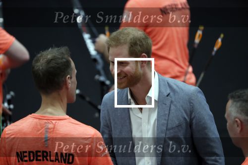 Den Haag 9 mei 2019
Prince Harry aanwezig bij  de presentatie van de Invictus Games The Hague 2020. Over precies een jaar wordt het sportevenement voor fysiek en mentaal gewonde militairen in het Haagse Zuiderpark gehouden. Prins Harry en ook Prinses Margriet zijn aanwezig.