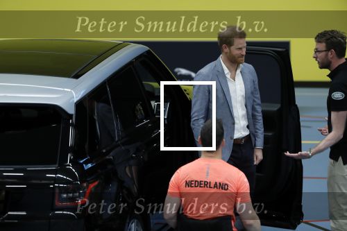 Den Haag 9 mei 2019
Prince Harry aanwezig bij  de presentatie van de Invictus Games The Hague 2020. Over precies een jaar wordt het sportevenement voor fysiek en mentaal gewonde militairen in het Haagse Zuiderpark gehouden. Prins Harry en ook Prinses Margriet zijn aanwezig.