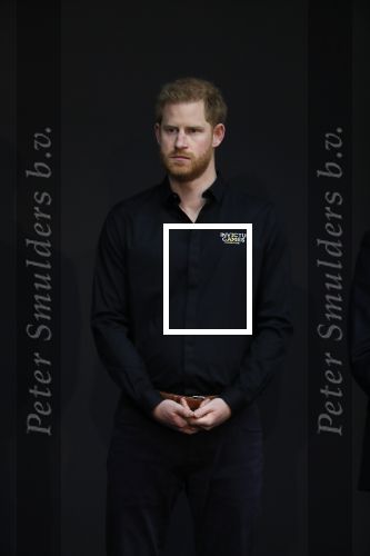 Den Haag 9 mei 2019
Prince Harry aanwezig bij  de presentatie van de Invictus Games The Hague 2020. Over precies een jaar wordt het sportevenement voor fysiek en mentaal gewonde militairen in het Haagse Zuiderpark gehouden. Prins Harry en ook Prinses Margriet zijn aanwezig.