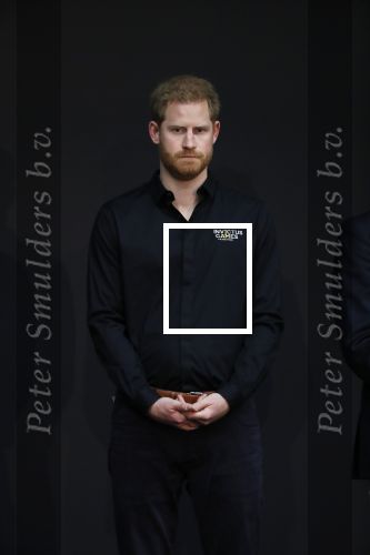 Den Haag 9 mei 2019
Prince Harry aanwezig bij  de presentatie van de Invictus Games The Hague 2020. Over precies een jaar wordt het sportevenement voor fysiek en mentaal gewonde militairen in het Haagse Zuiderpark gehouden. Prins Harry en ook Prinses Margriet zijn aanwezig.