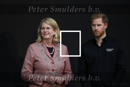 Den Haag 9 mei 2019
Prince Harry aanwezig bij  de presentatie van de Invictus Games The Hague 2020. Over precies een jaar wordt het sportevenement voor fysiek en mentaal gewonde militairen in het Haagse Zuiderpark gehouden. Prins Harry en ook Prinses Margriet zijn aanwezig. Pauline Krikke